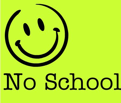 No School smile face